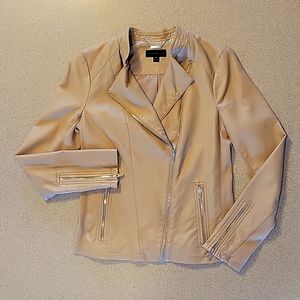 Washable PU Leather Jacket